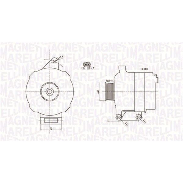 MAGNETI MARELLI 063731780010 Generator