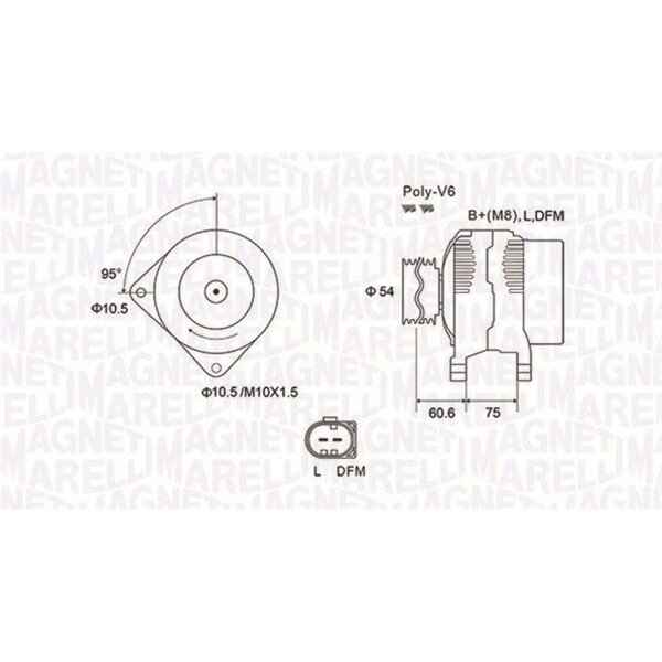 MAGNETI MARELLI 063731757010 Generator