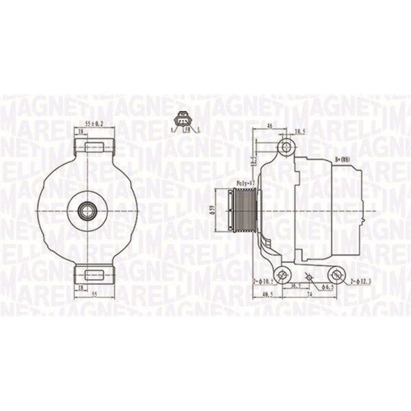 MAGNETI MARELLI 063731639010 Generator