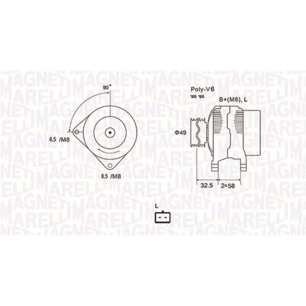 MAGNETI MARELLI 063731627010 Generator