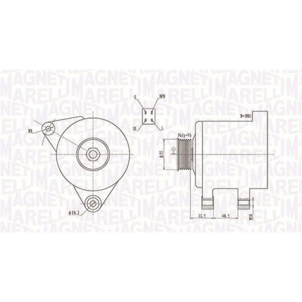 MAGNETI MARELLI 063731605010 Generator