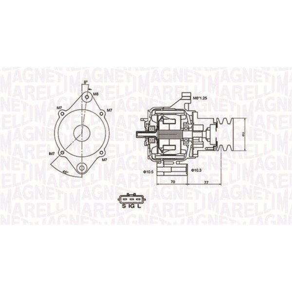 MAGNETI MARELLI 063731367010 Generator