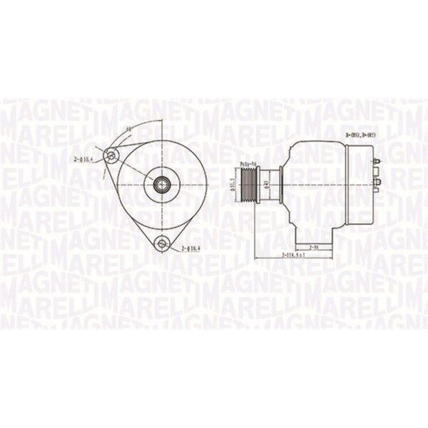 MAGNETI MARELLI 063731138010 Generator