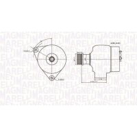 MAGNETI MARELLI 063731138010 Generator