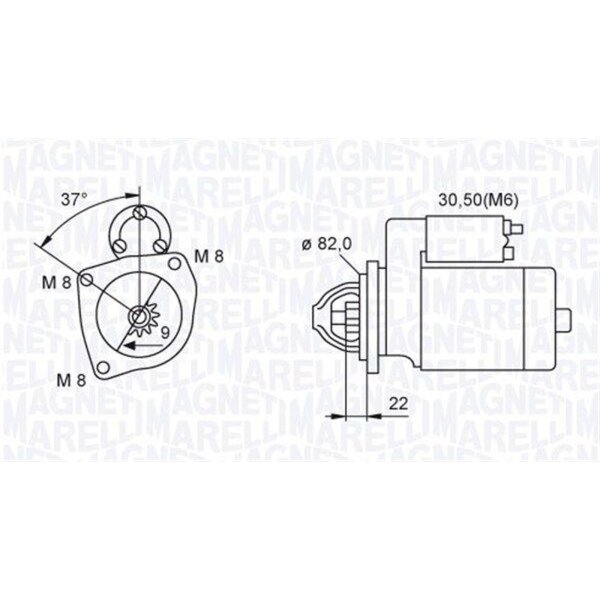 MAGNETI MARELLI 063721449010 Starter