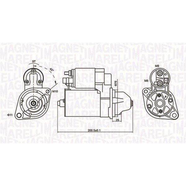 MAGNETI MARELLI 063721412010 Starter