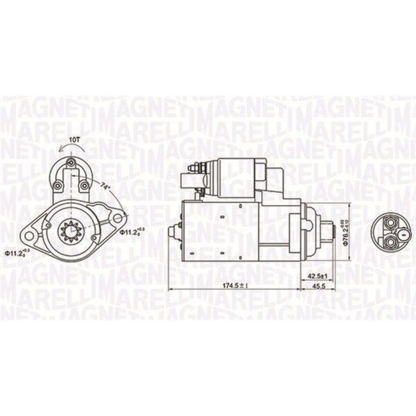 MAGNETI MARELLI 063721409010 Starter