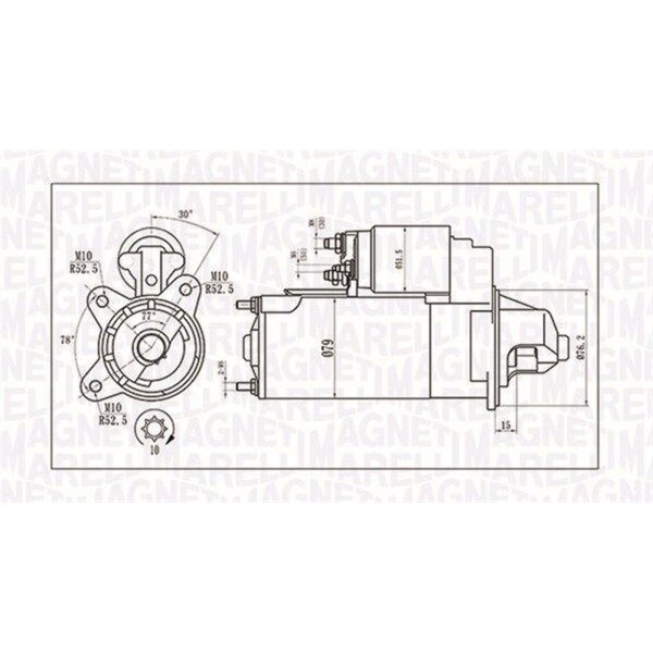 MAGNETI MARELLI 063721396010 Starter