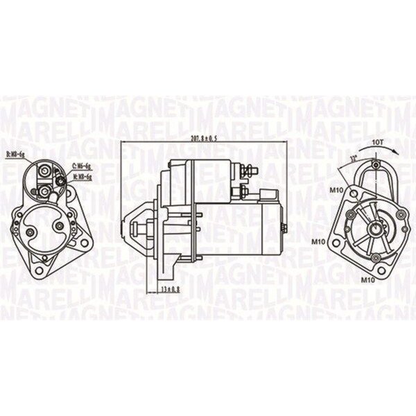 MAGNETI MARELLI 063721289010 Starter