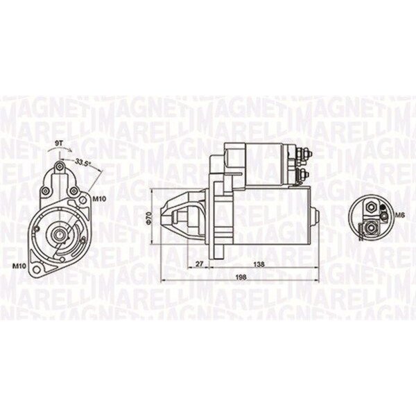 MAGNETI MARELLI 063721283010 Starter