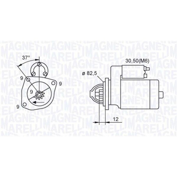 MAGNETI MARELLI 063721264010 Starter