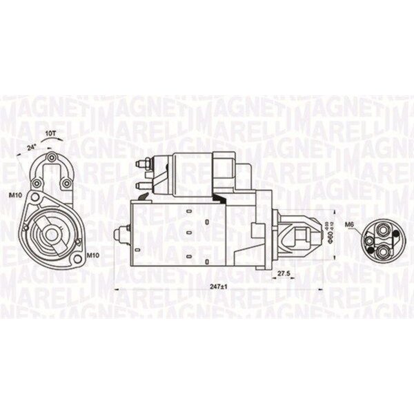 MAGNETI MARELLI 063721249010 Starter