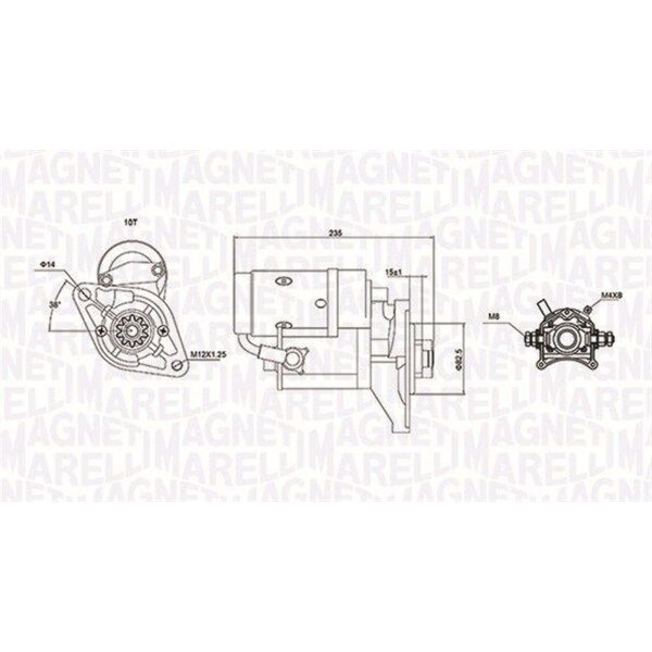 MAGNETI MARELLI 063721089010 Starter