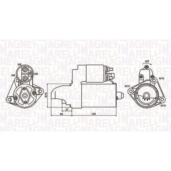 MAGNETI MARELLI 063721050010 Starter