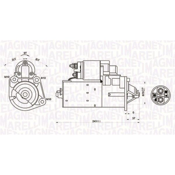 MAGNETI MARELLI 063720680010 Starter