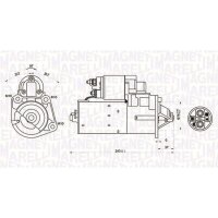 MAGNETI MARELLI 063720680010 Starter