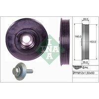 Schaeffler INA 544 0079 20 Riemenscheibe, Kurbelwelle