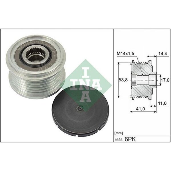 Schaeffler INA 535 0304 10 Generatorfreilauf