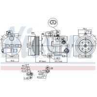NISSENS 890563 Kompressor, Klimaanlage