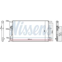 NISSENS 940820 Kondensator, Klimaanlage