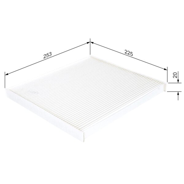 BOSCH 1 987 432 269 Filter, Innenraumluft