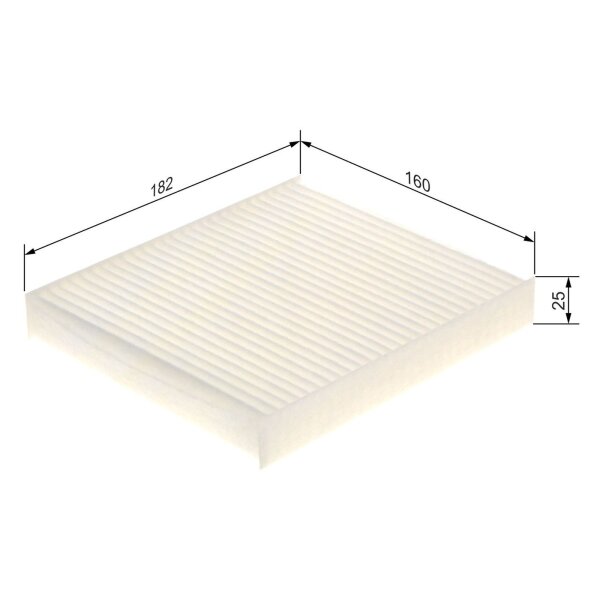 BOSCH 1 987 435 076 Filter, Innenraumluft
