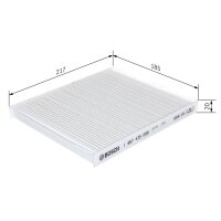 BOSCH 1 987 435 088 Filter, Innenraumluft