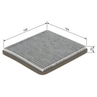 BOSCH 1 987 435 565 Filter, Innenraumluft