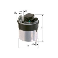 BOSCH F 026 402 204 Kraftstofffilter