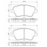 BOSCH 0 986 494 792 Bremsbelagsatz, Scheibenbremse
