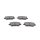 BOSCH 0 986 494 792 Bremsbelagsatz, Scheibenbremse