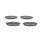 BOSCH 0 986 494 793 Bremsbelagsatz, Scheibenbremse