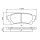 BOSCH 0 986 494 873 Bremsbelagsatz, Scheibenbremse