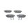 BOSCH 0 986 494 930 Bremsbelagsatz, Scheibenbremse