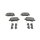 BOSCH 0 986 494 933 Bremsbelagsatz, Scheibenbremse