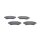 BOSCH 0 986 494 936 Bremsbelagsatz, Scheibenbremse