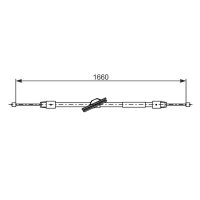 BOSCH 1 987 482 784 Seilzug, Feststellbremse