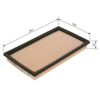 BOSCH F 026 400 454 Luftfilter
