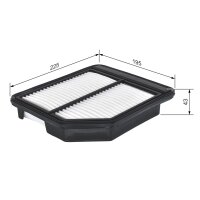 BOSCH F 026 400 472 Luftfilter