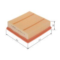 BOSCH F 026 400 498 Luftfilter