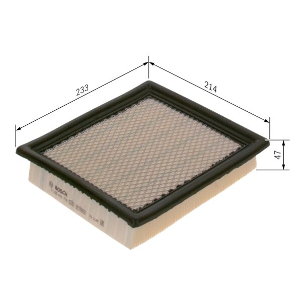 BOSCH F 026 400 518 Luftfilter