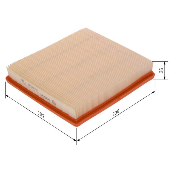 BOSCH F 026 400 581 Luftfilter