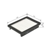 BOSCH F 026 400 584 Luftfilter