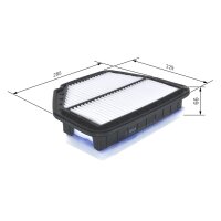 BOSCH F 026 400 585 Luftfilter