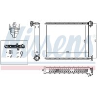 NISSENS 72962 Wärmetauscher, Innenraumheizung