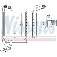 NISSENS 73994 Wärmetauscher, Innenraumheizung