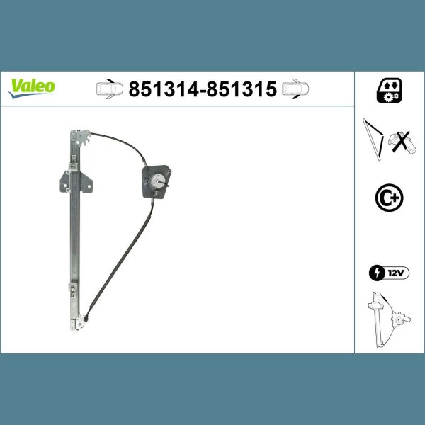 VALEO 851315 Fensterheber