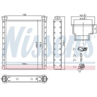 NISSENS 72065 Wärmetauscher, Innenraumheizung
