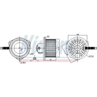NISSENS 87142 Innenraumgebläse