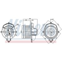 NISSENS 87288 Innenraumgebläse